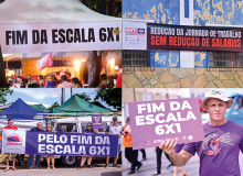 Fim da escala 6x1 ganha força e CUT-MT chama trabalhadores à mobilização