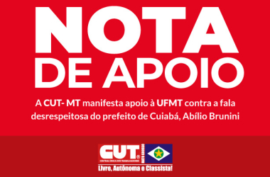 NOTA DE APOIO À  UFMT