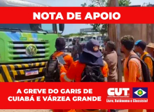 NOTA DE APOIO A GREVE DO GARIS DE CUIABÁ E VÁRZEA GRANDE