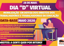 Sintep/MT promove dia 28, o dia D, no mês da Data-Base em defesa de direitos