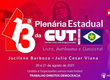 Começa nesta sexta (20/08) a 13ª Plenária Estadual da CUT-MT