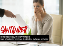 Lucro do Santander cresce 10,5% no 1º trimestre e chega aos R$ 3,85 bilhões