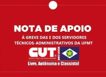 Nota de Apoio da CUT-MT à Greve dos Trabalhadores do Sintuf-MT