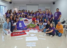 Curso de formação da CUT-MT trabalha campanha de combate ao feminicídio