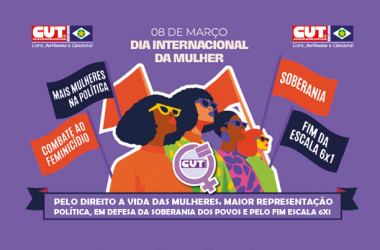 CUT-MT destaca mulheres na política e combate à violência na programação do 8M
