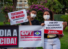 Ato Fora Bolsonaro em Cuiabá